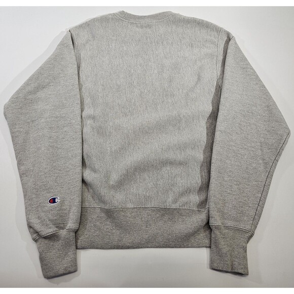 SLV Men's S Champion WISCONSIN BADGERS Reverse Weave NCAA Crew Neck Sweatshirt - Picture 4 of 7